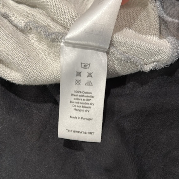 ASKET Grey Swearshirt US Small Short - Picture 6 of 6